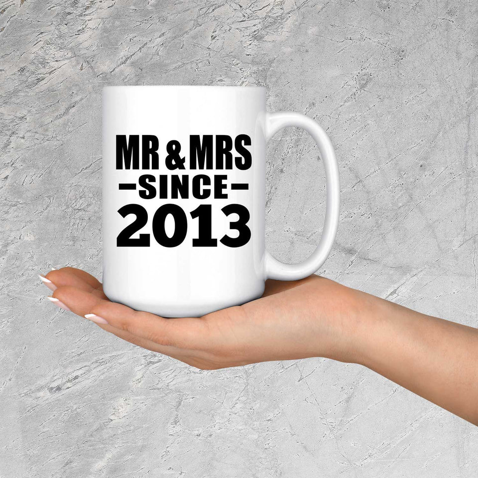 11th Anniversary Mr & Mrs Since 2013 - 15 Oz Coffee Mug
