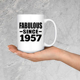 67th Birthday Fabulous Since 1957 - 15 Oz Coffee Mug