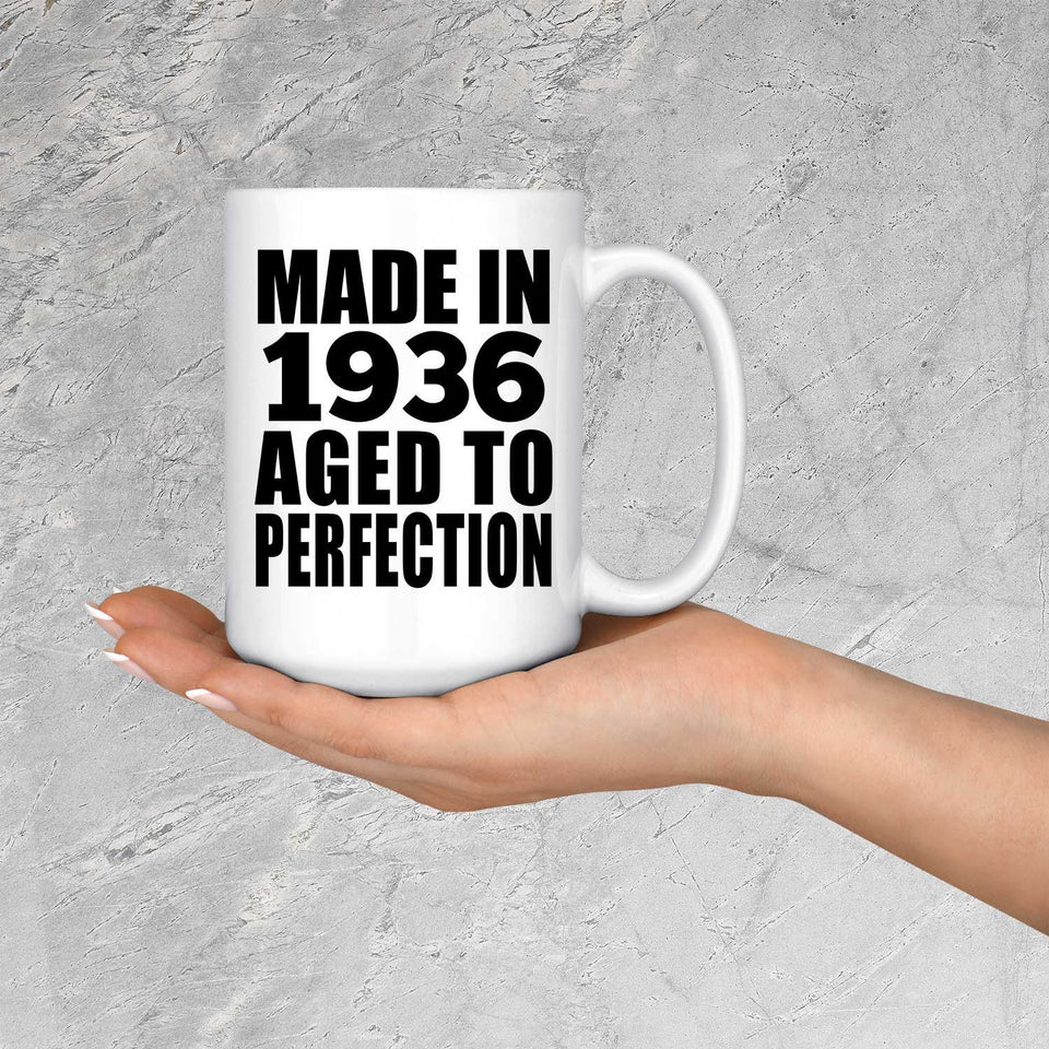 88th Birthday Made In 1936 Aged to Perfection - 15 Oz Coffee Mug