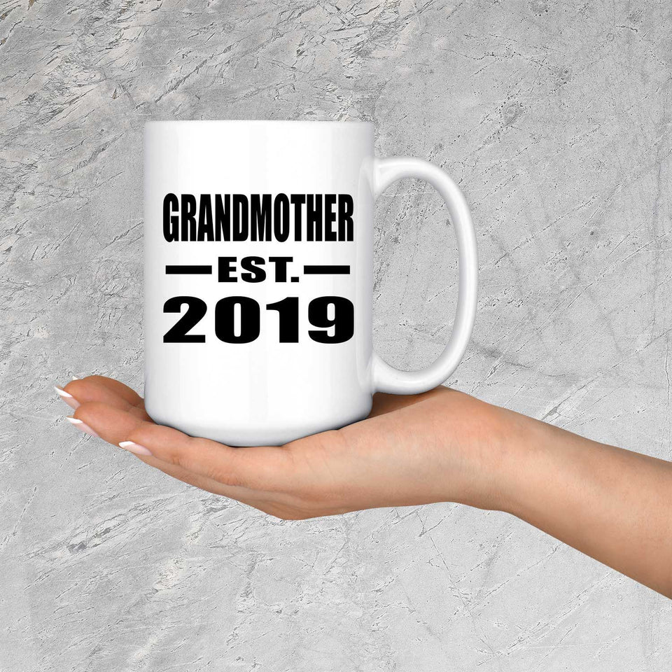 Grandmother Established EST. 2019 - 15oz Coffee Mug