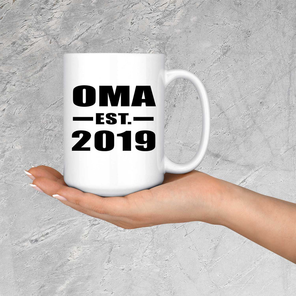 Oma Established EST. 2019 - 15oz Coffee Mug