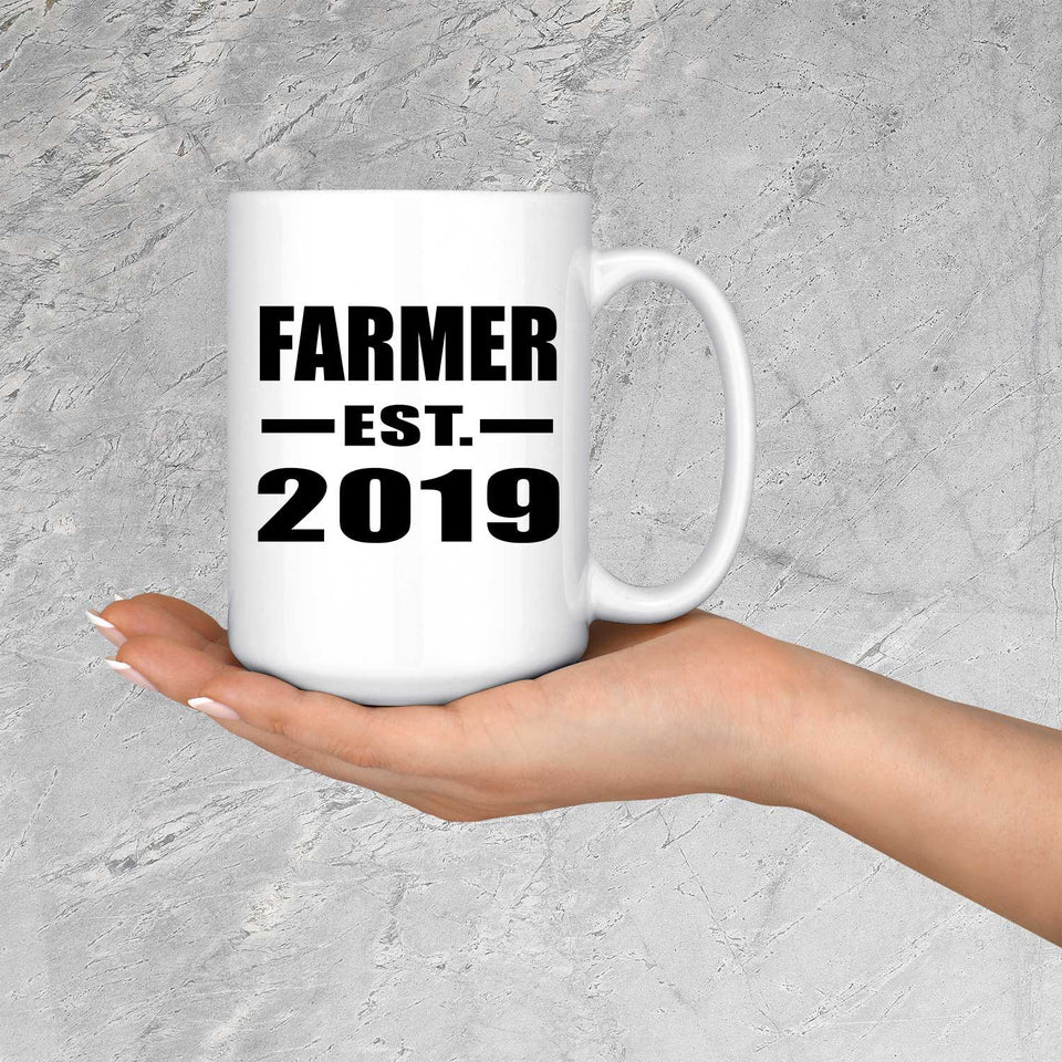 Farmer Established EST. 2019 - 15oz Coffee Mug