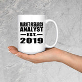 Market Research Analyst Established EST. 2019 - 15oz Coffee Mug