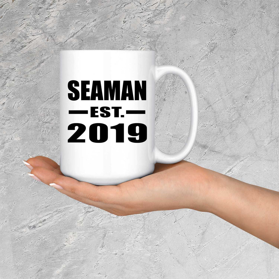 Seaman Established EST. 2019 - 15oz Coffee Mug