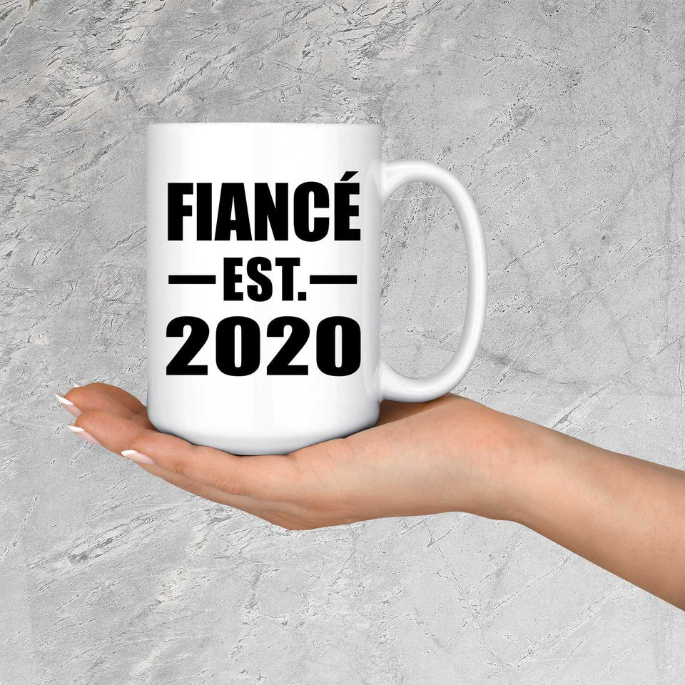Fiance Established EST. 2020 - 15oz Coffee Mug