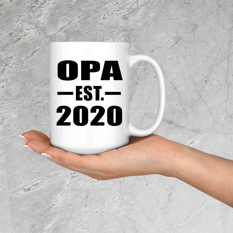 Opa Established EST. 2020 - 15oz Coffee Mug