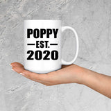 Poppy Established EST. 2020 - 15oz Coffee Mug