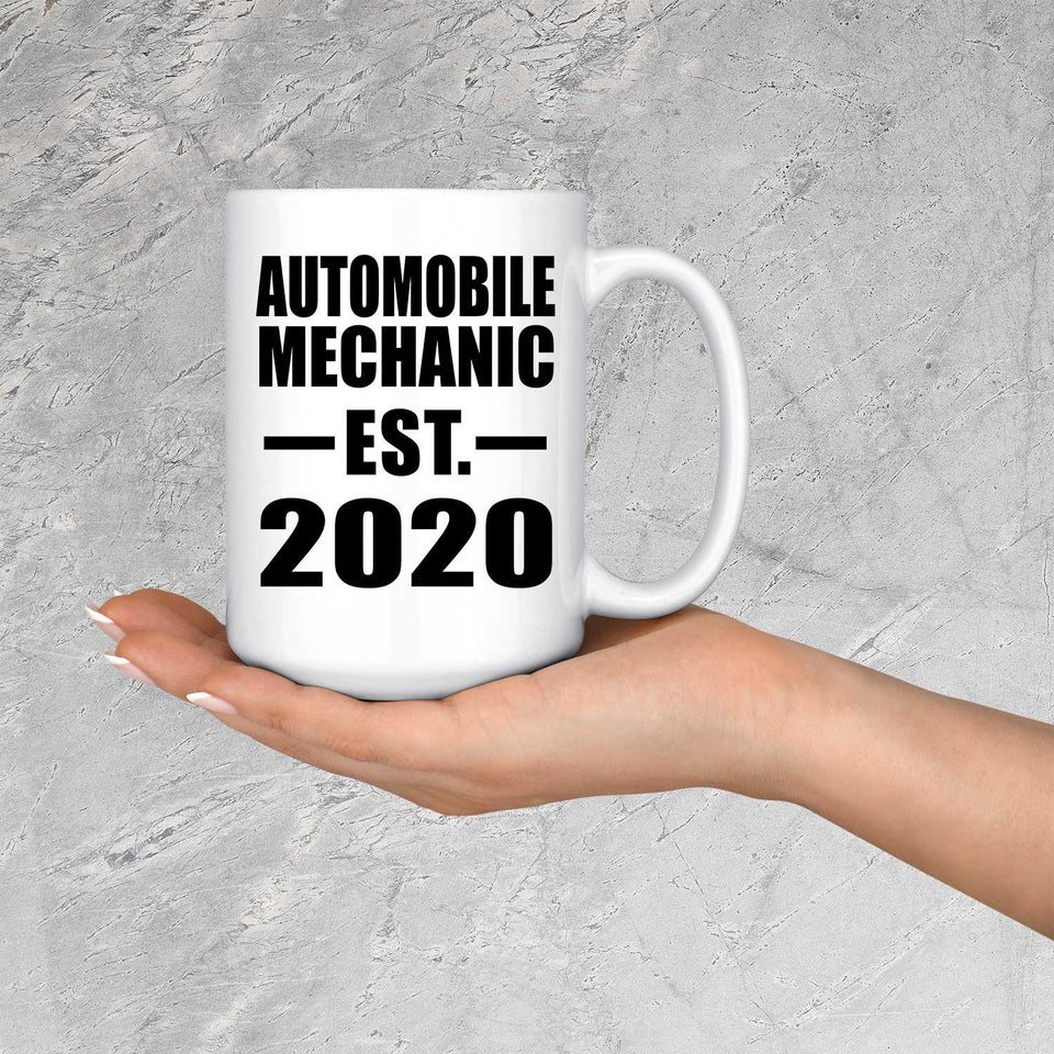 Automobile Mechanic Established EST. 2020 - 15oz Coffee Mug