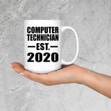 Computer Technician Established EST. 2020 - 15oz Coffee Mug