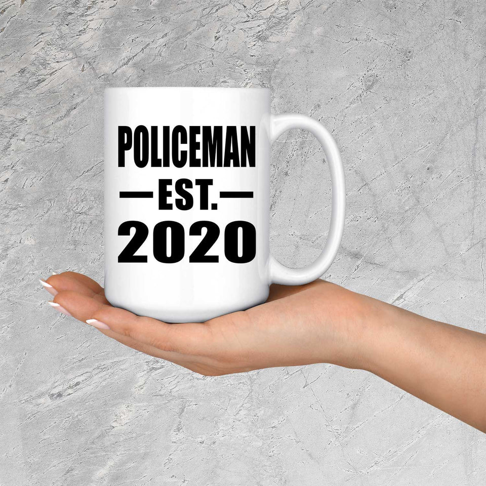 Policeman Established EST. 2020 - 15oz Coffee Mug