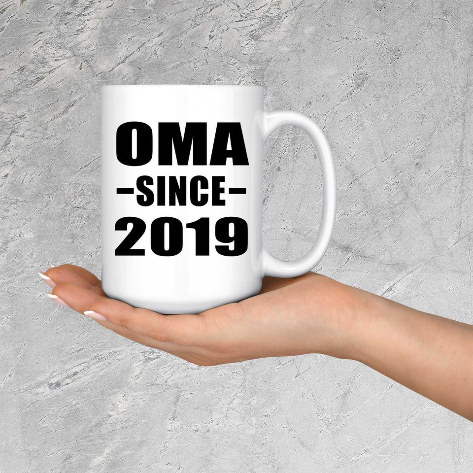 Oma Since 2019 - 15oz Coffee Mug