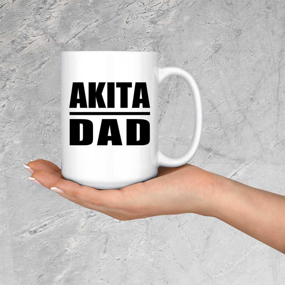 Akita Dad - 15oz Coffee Mug