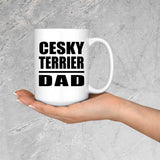 Cesky Terrier Dad - 15oz Coffee Mug