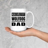 Czechoslovakian Wolfdog Dad - 15oz Coffee Mug