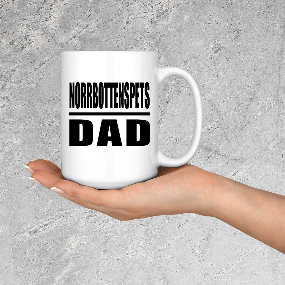 Norrbottenspets Dad - 15oz Coffee Mug