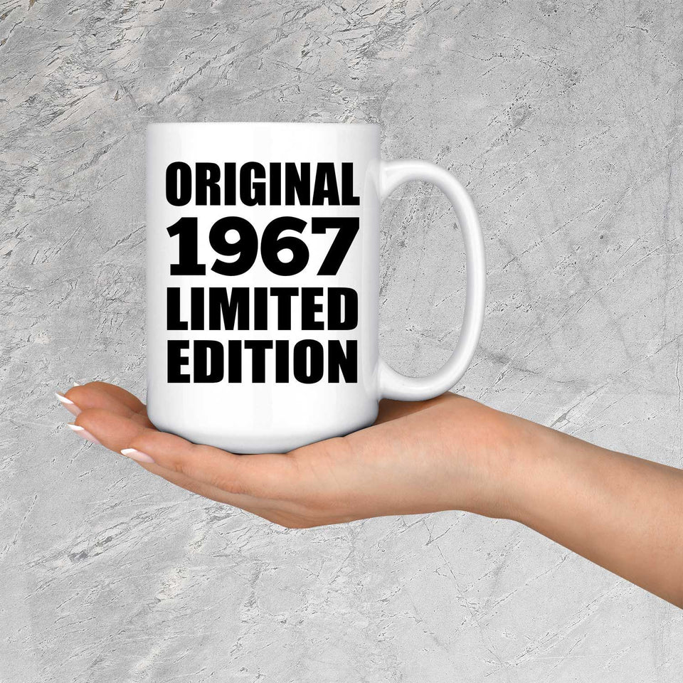 57th Birthday Original 1967 Limited Edition - 15oz Coffee Mug