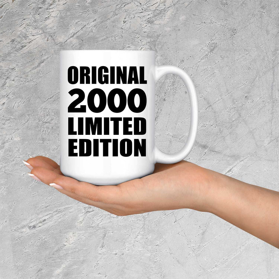 24th Birthday Original 2000 Limited Edition - 15oz Coffee Mug
