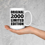 24th Birthday Original 2000 Limited Edition - 15oz Coffee Mug