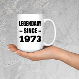 51st Birthday Legendary Since 1973 - 15oz Coffee Mug