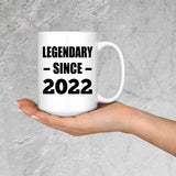 2nd Birthday Legendary Since 2022 - 15oz Coffee Mug