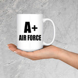 A+ Air Force - 15oz Coffee Mug