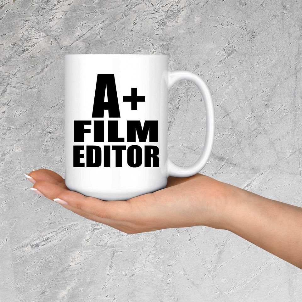 A+ Film Editor - 15oz Coffee Mug