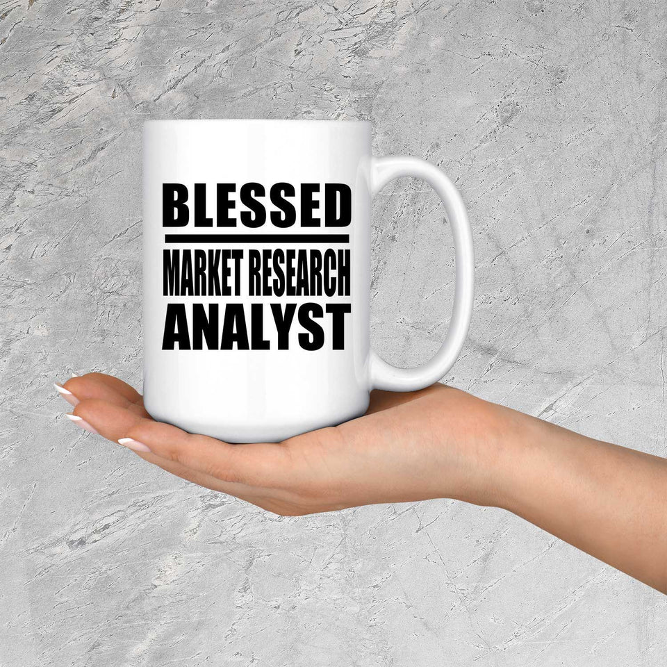 Blessed Market Research Analyst - 15oz Coffee Mug