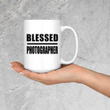 Blessed Photographer - 15oz Coffee Mug