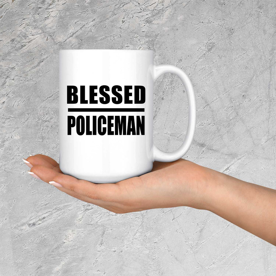 Blessed Policeman - 15oz Coffee Mug