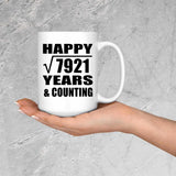 Happy 89th Anniversary Square Root of 7921 Years & Counting - 15oz Coffee Mug