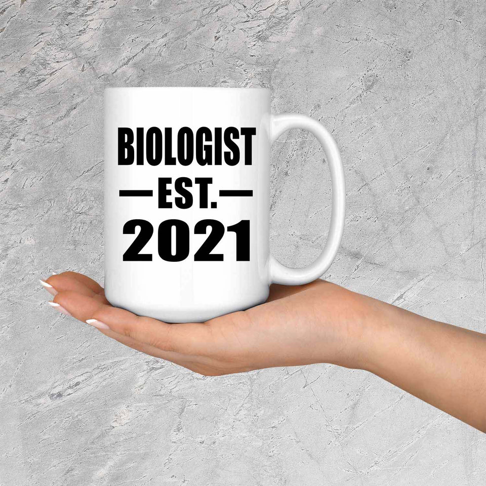 Biologist Established EST. 2021 - 15oz Coffee Mug