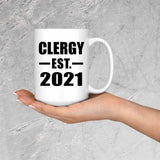 Clergy Established EST. 2021 - 15oz Coffee Mug