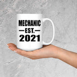 Mechanic Established EST. 2021 - 15oz Coffee Mug