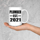 Plumber Established EST. 2021 - 15oz Coffee Mug