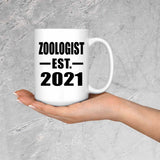 Zoologist Established EST. 2021 - 15oz Coffee Mug