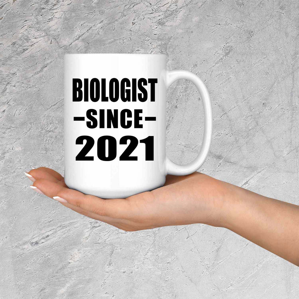 Biologist Since 2021 - 15oz Coffee Mug