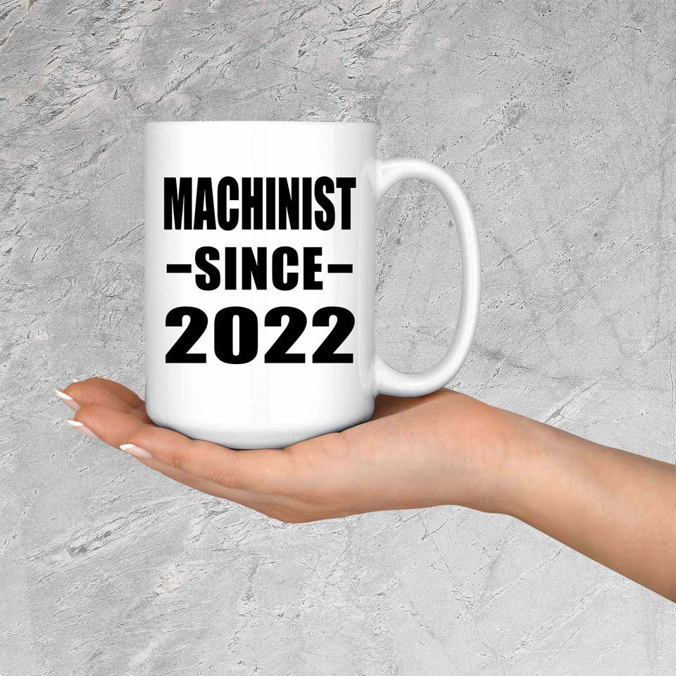 Machinist Since 2022 - 15oz Coffee Mug