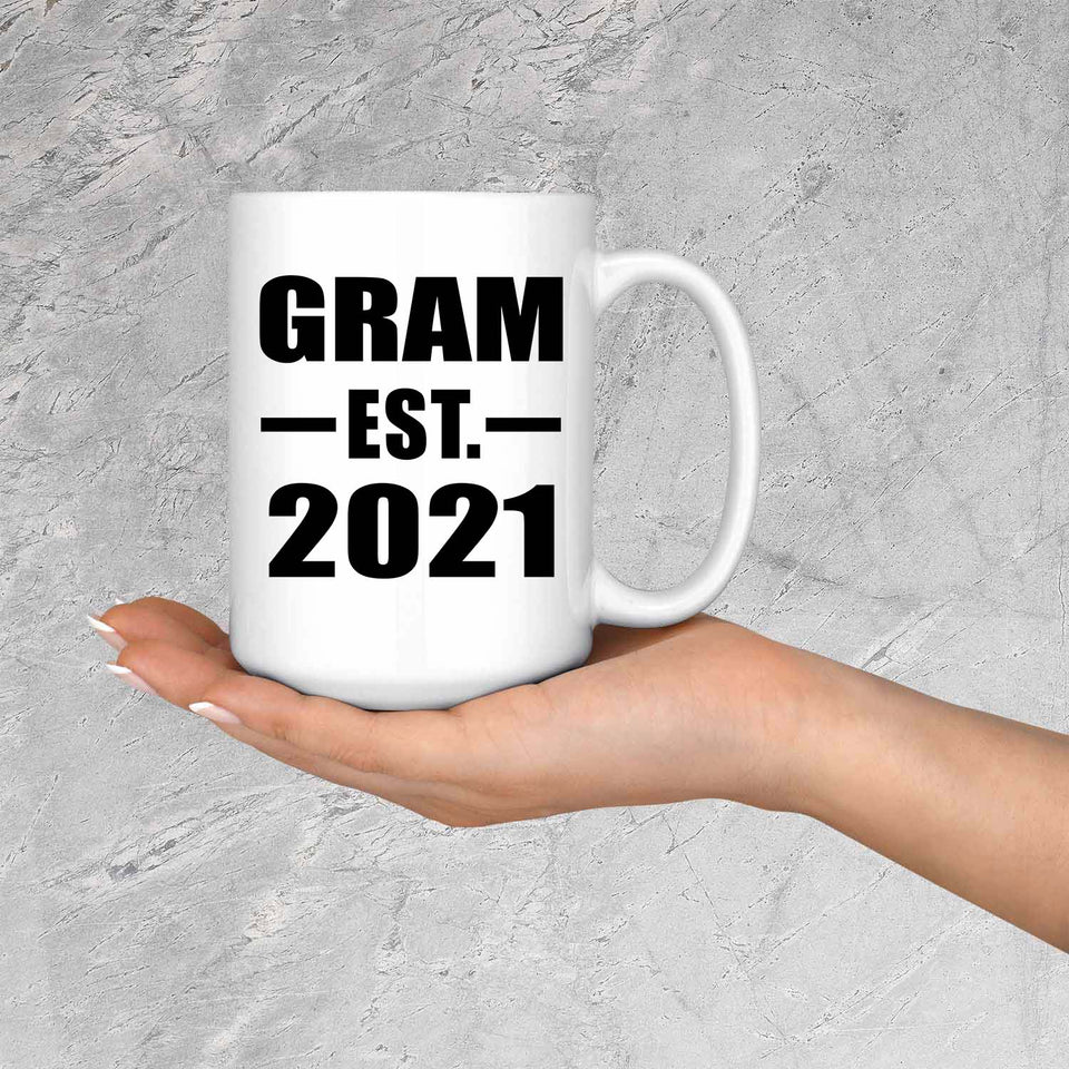 Gram Established EST. 2021 - 15oz Coffee Mug