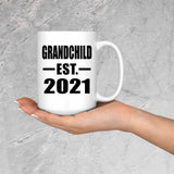 Grandchild Established EST. 2021 - 15oz Coffee Mug