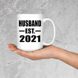 Husband Established EST. 2021 - 15oz Coffee Mug