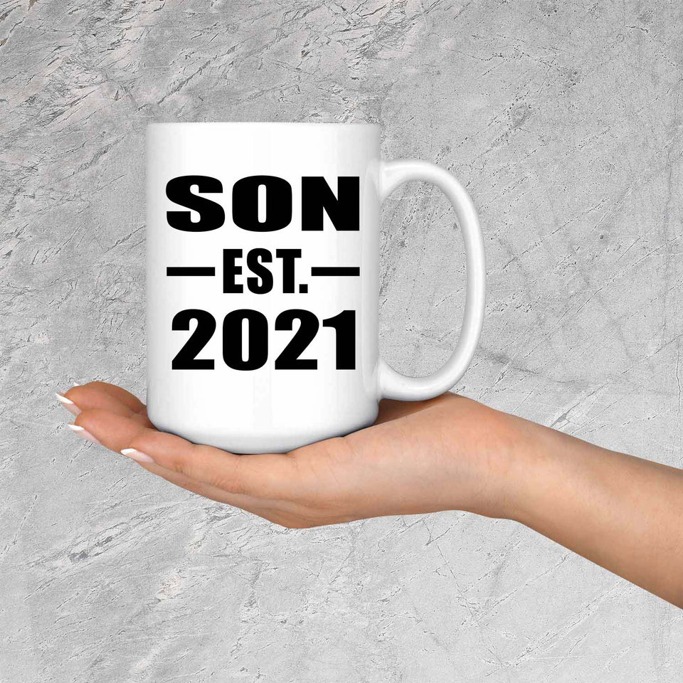 Son Established EST. 2021 - 15oz Coffee Mug