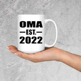 Oma Established EST. 2022 - 15oz Coffee Mug