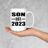 Son Established EST. 2023 - 15oz Coffee Mug