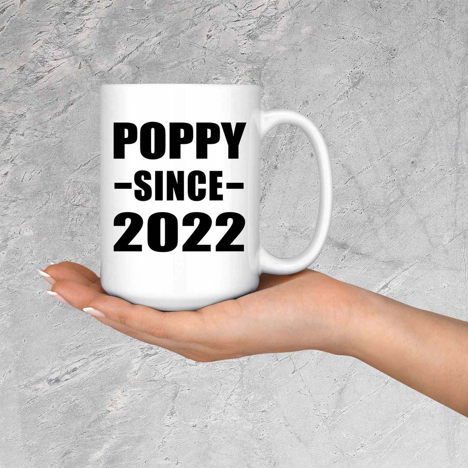 Poppy Since 2022 - 15oz Coffee Mug