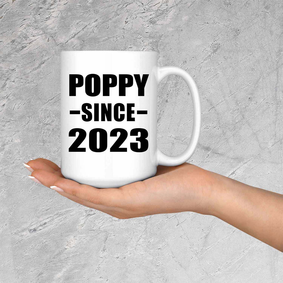 Poppy Since 2023 - 15oz Coffee Mug