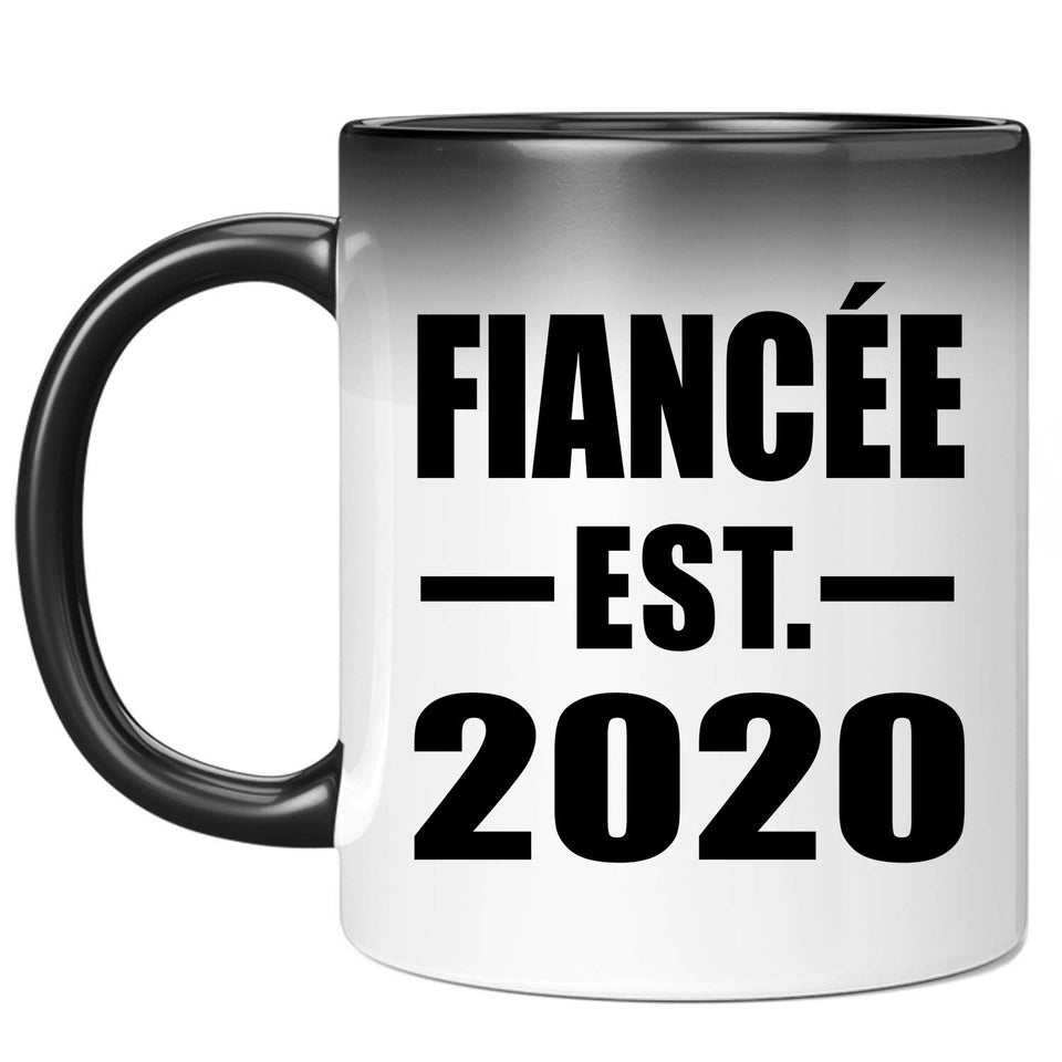 Fiancee Established EST. 2020 - 11oz Color Changing Mug