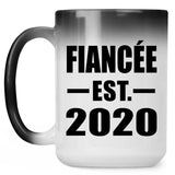 Fiancee Established EST. 2020 - 15oz Color Changing Mug