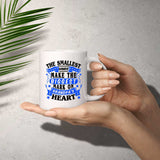 The Smallest Hands Make The Biggest Mark On Grandpa's Heart - 11 Oz Coffee Mug