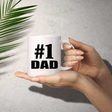 Number One #1 Dad - 11 Oz Coffee Mug