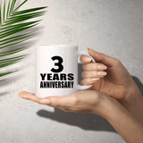 3rd Anniversary 3 Years - 11 Oz Coffee Mug